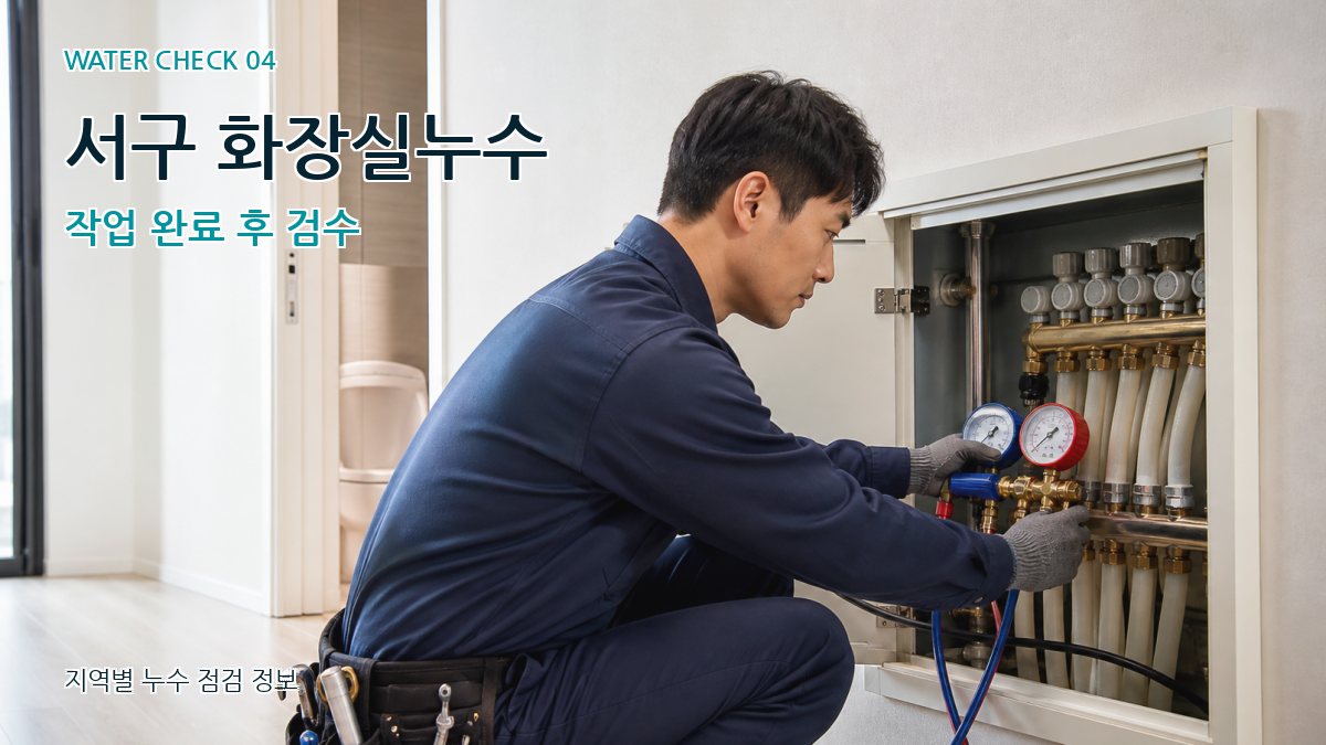 서구 누수탐지 누수탐지 이미지