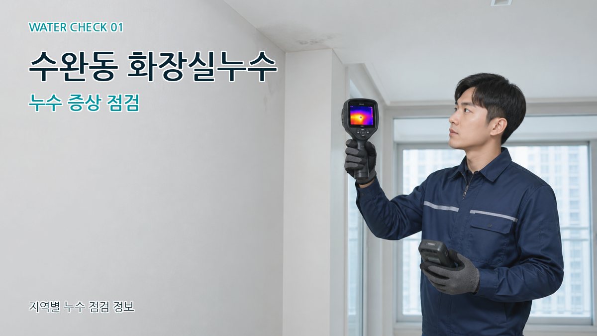 수완동 아파트누수 누수탐지 이미지