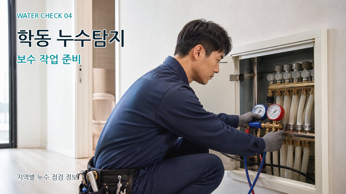 학동 누수탐지 누수탐지 이미지