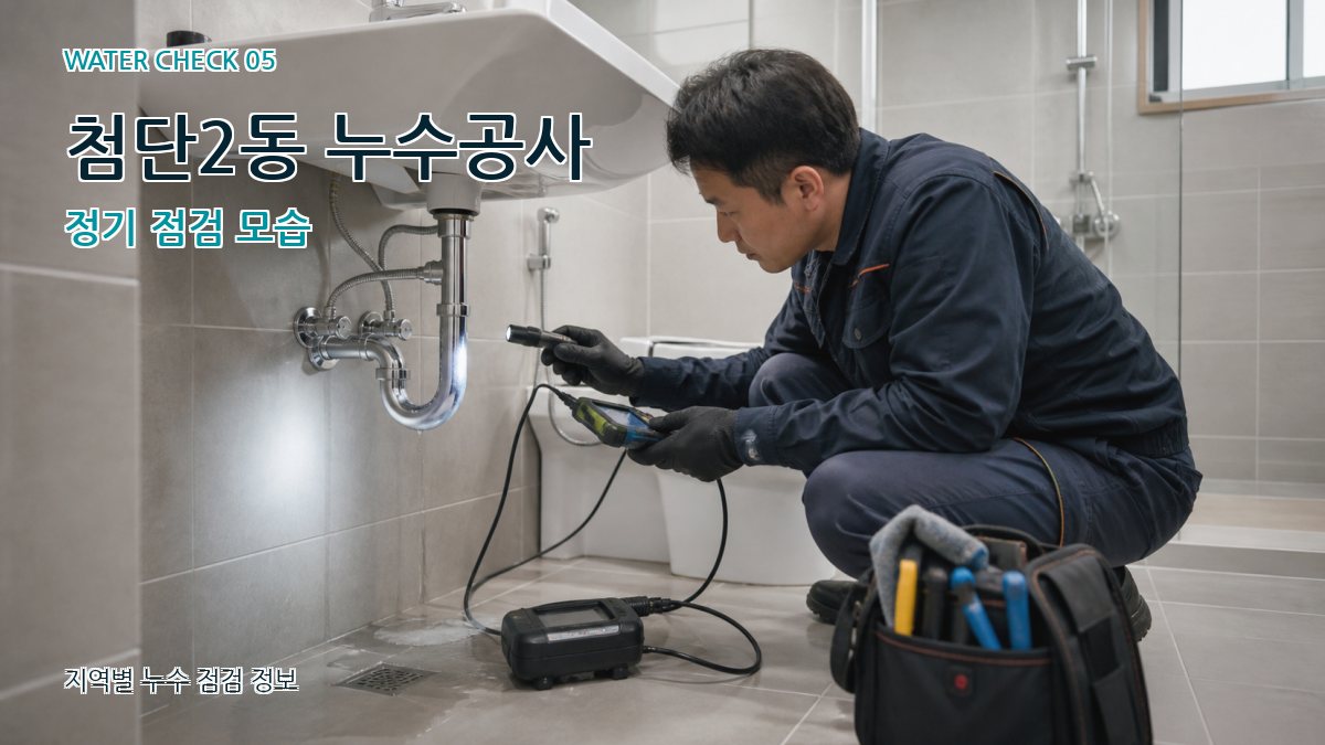 첨단2동 누수공사 누수탐지 이미지