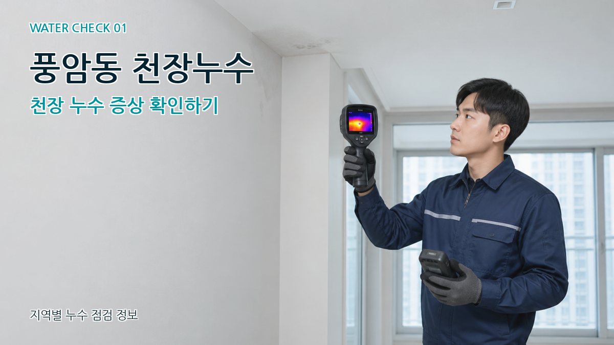 풍암동 천장누수 천장 누수 증상 확인하기