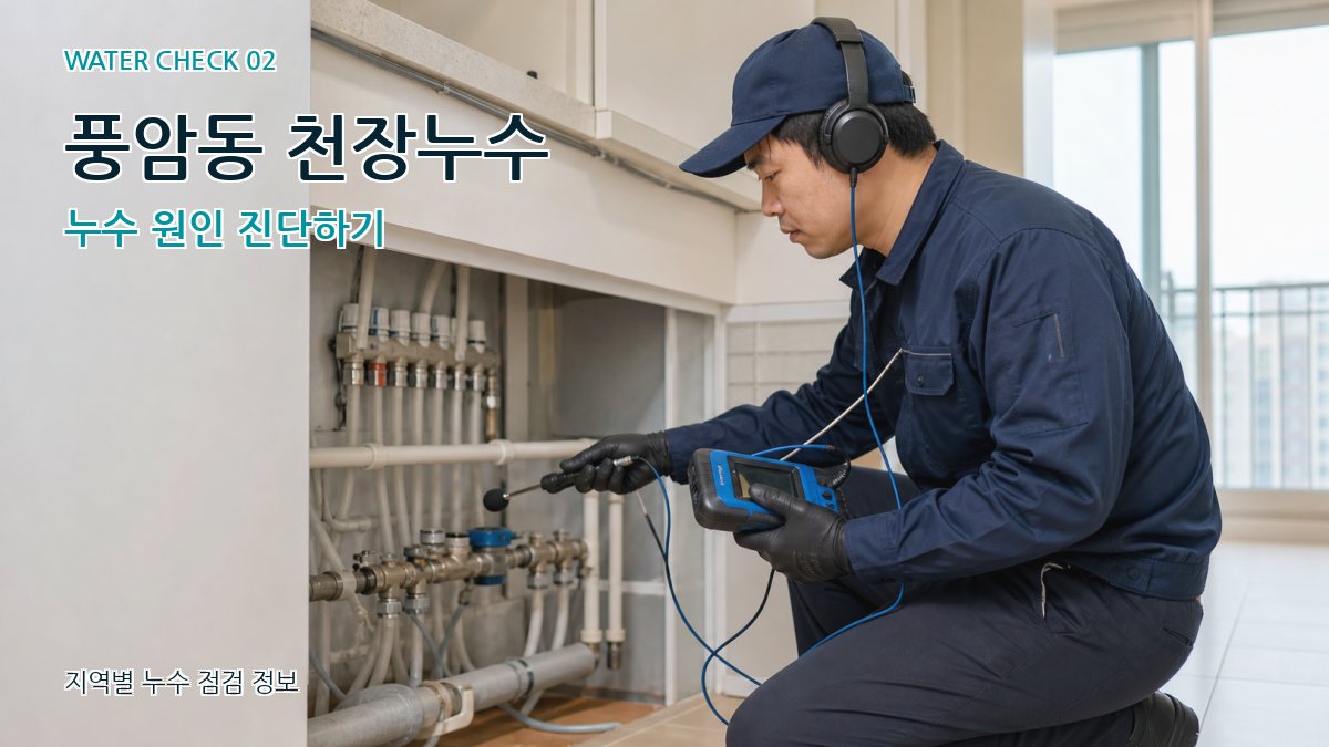 풍암동 천장누수 누수 원인 진단하기