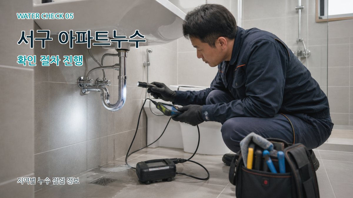서구 누수공사 누수탐지 이미지