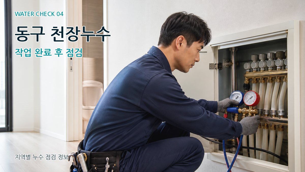 동구 누수탐지 누수탐지 이미지