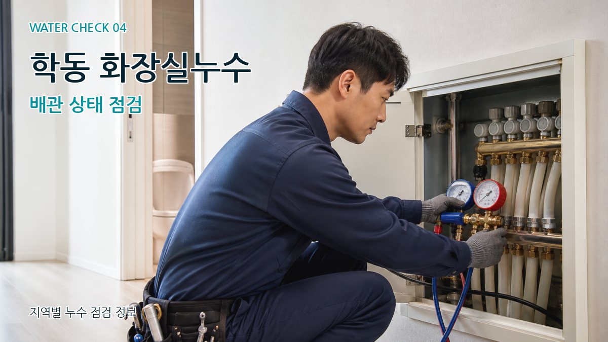 학동 누수탐지 누수탐지 이미지