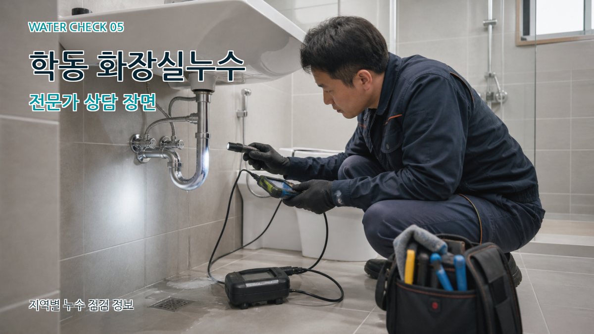 학동 누수공사 누수탐지 이미지