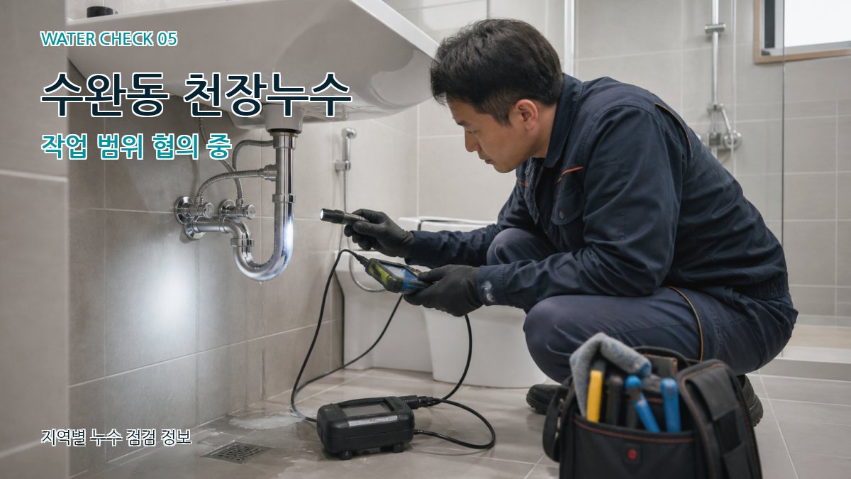 수완동 누수공사 누수탐지 이미지