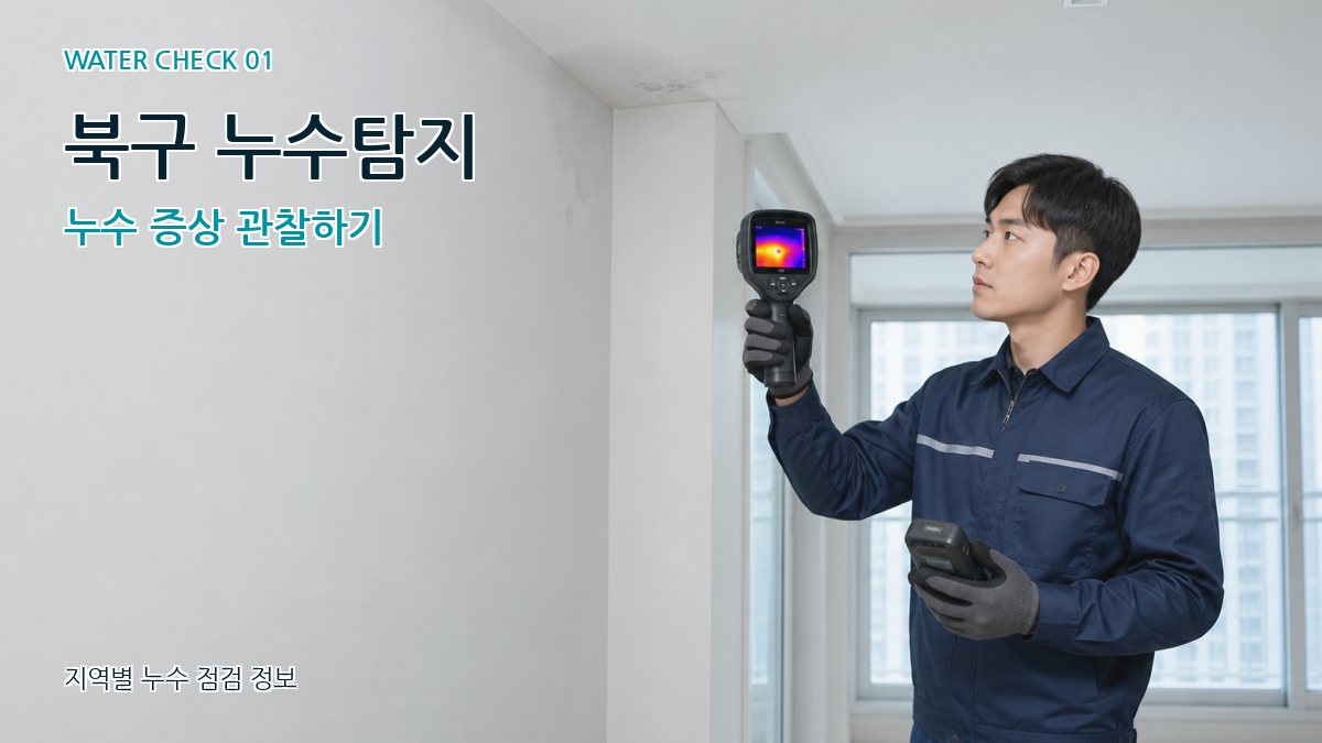 북구 아파트누수 누수탐지 이미지