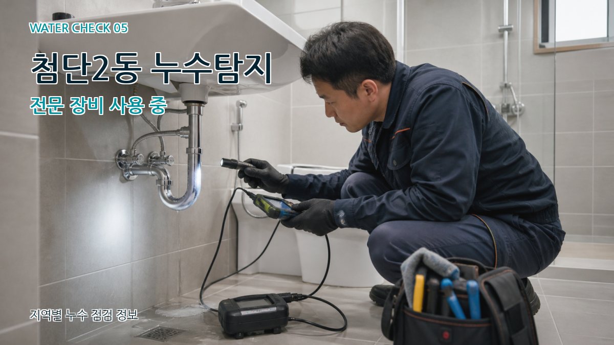 첨단2동 누수공사 누수탐지 이미지