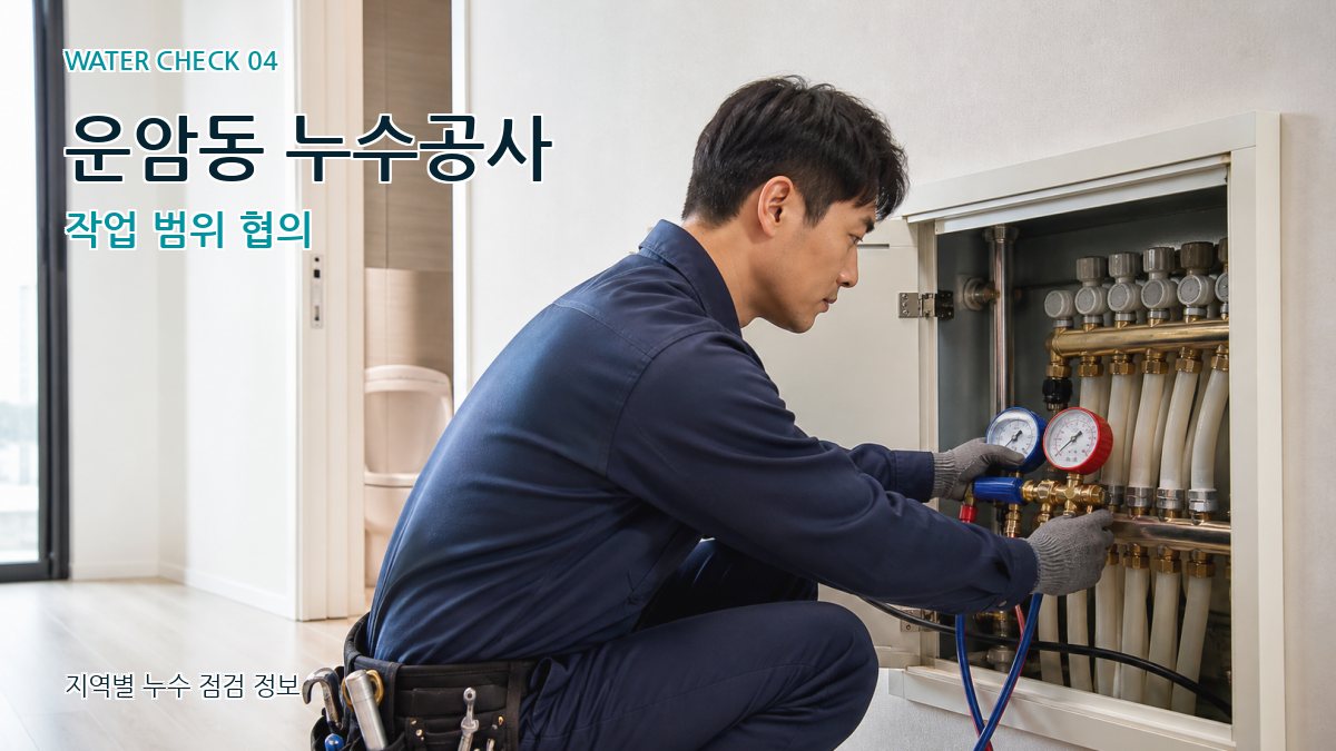 운암동 누수탐지 누수탐지 이미지
