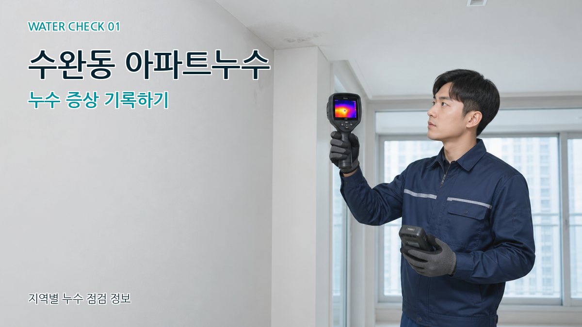 수완동 아파트누수 누수탐지 이미지