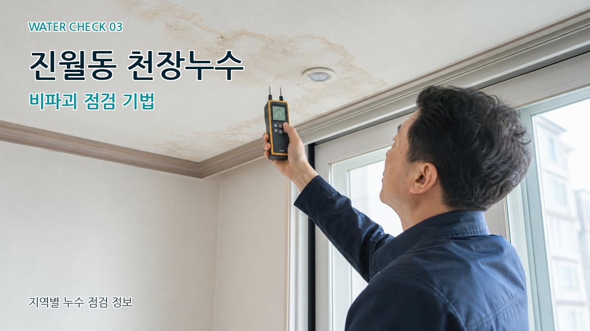 진월동 천장누수 비파괴 점검 기법