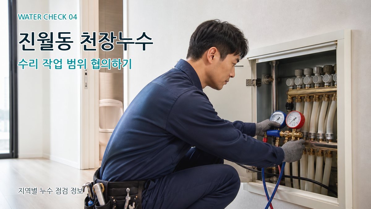 진월동 천장누수 수리 작업 범위 협의하기