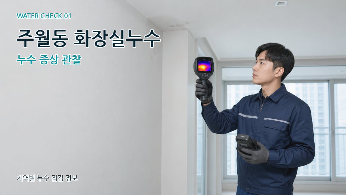 주월동 아파트누수 누수탐지 이미지