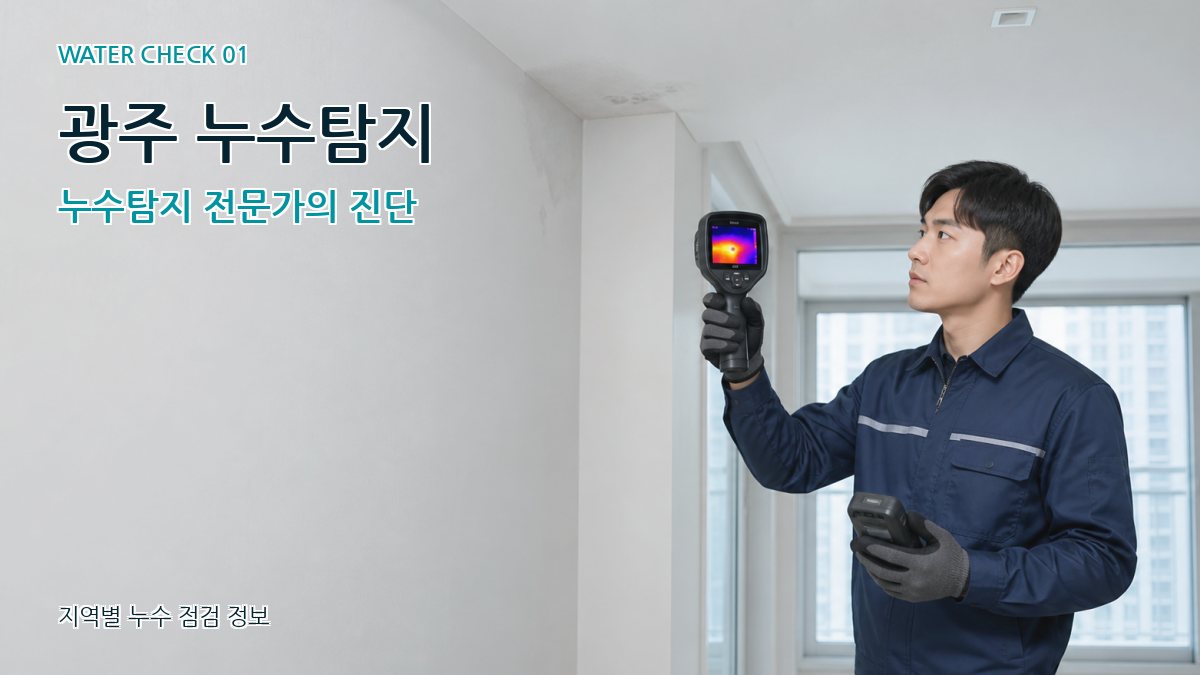 광주 누수탐지 누수탐지 전문가의 진단