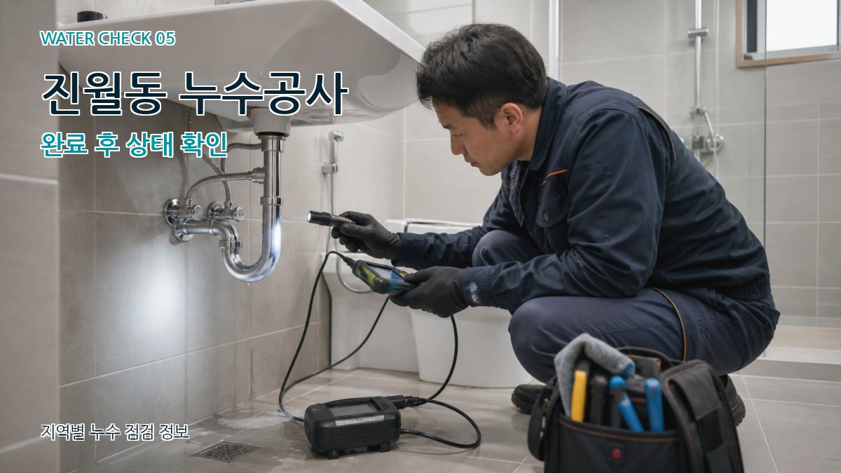 진월동 누수공사 누수탐지 이미지