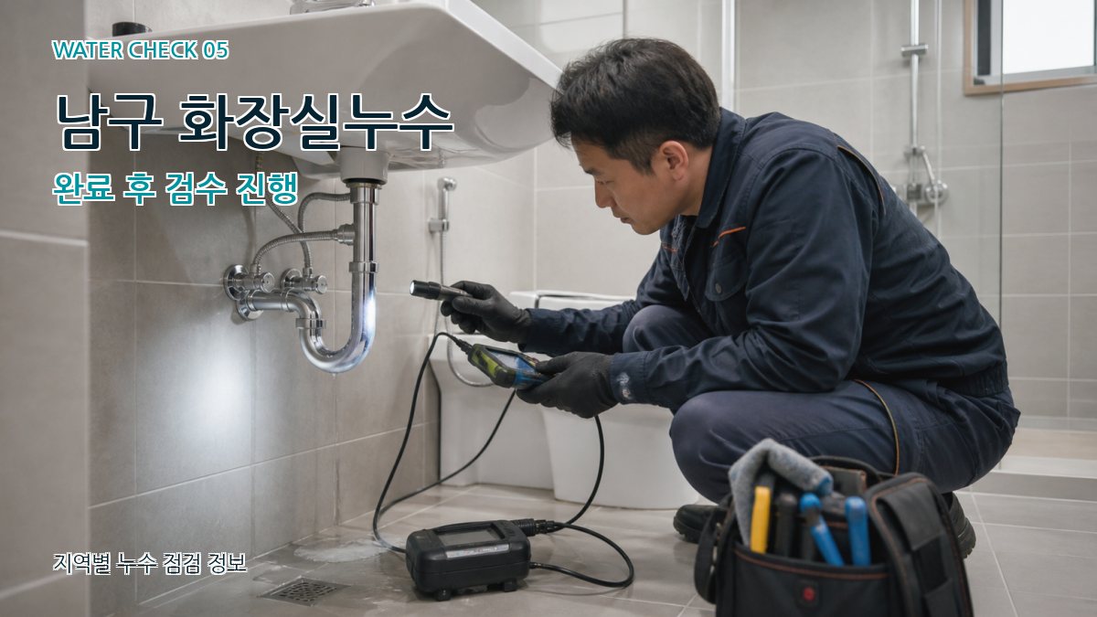 남구 누수공사 누수탐지 이미지
