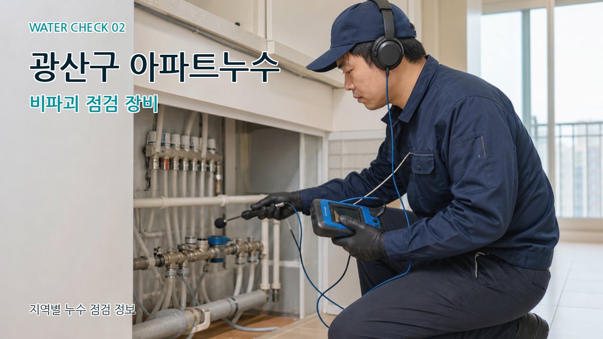 광산구 아파트누수 비파괴 점검 장비