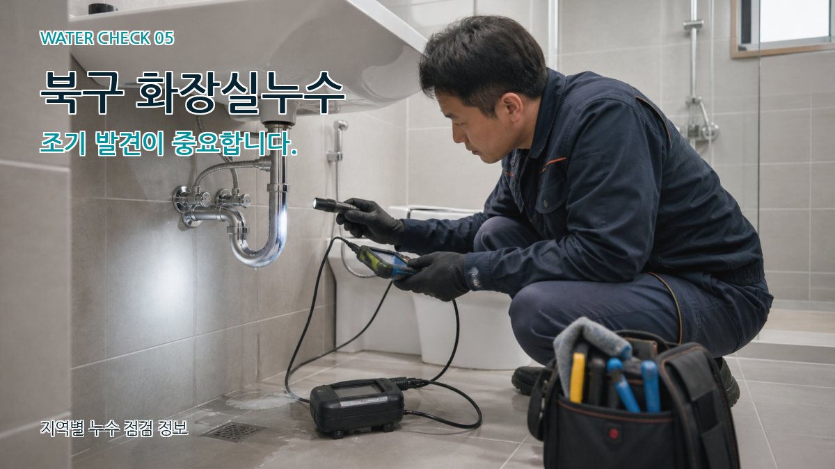 북구 화장실누수 조기 발견이 중요합니다.
