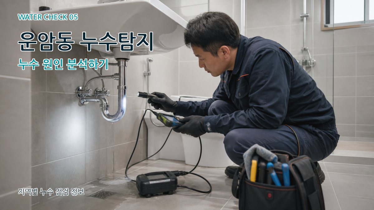 운암동 누수공사 누수탐지 이미지
