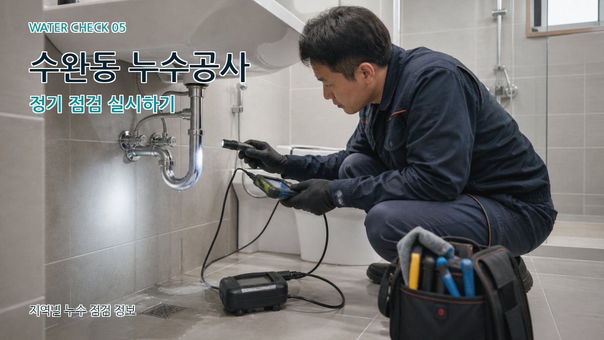 수완동 누수공사 누수탐지 이미지