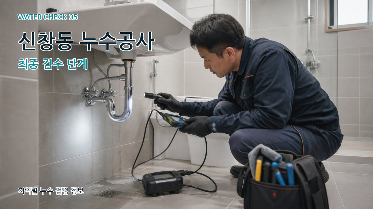 신창동 누수공사 누수탐지 이미지