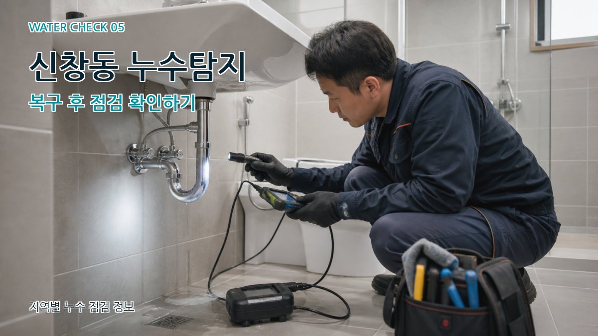 신창동 누수공사 누수탐지 이미지