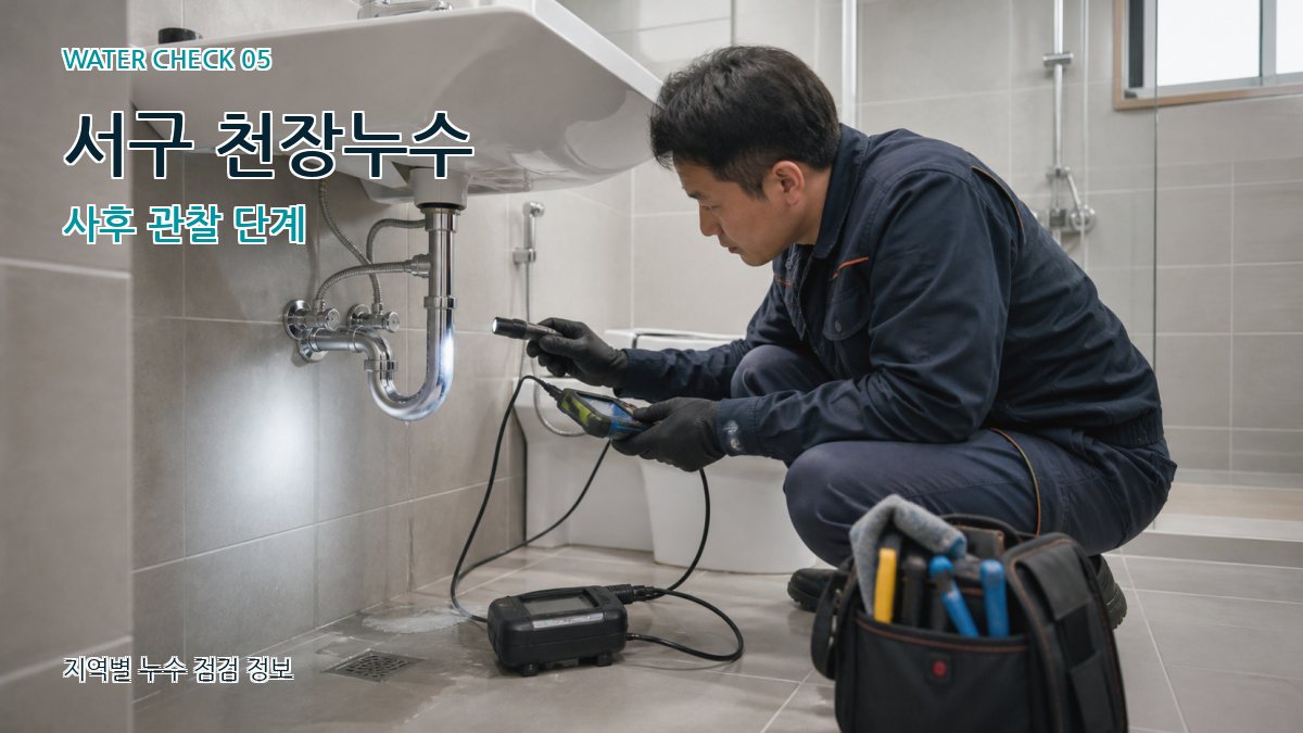 서구 누수공사 누수탐지 이미지