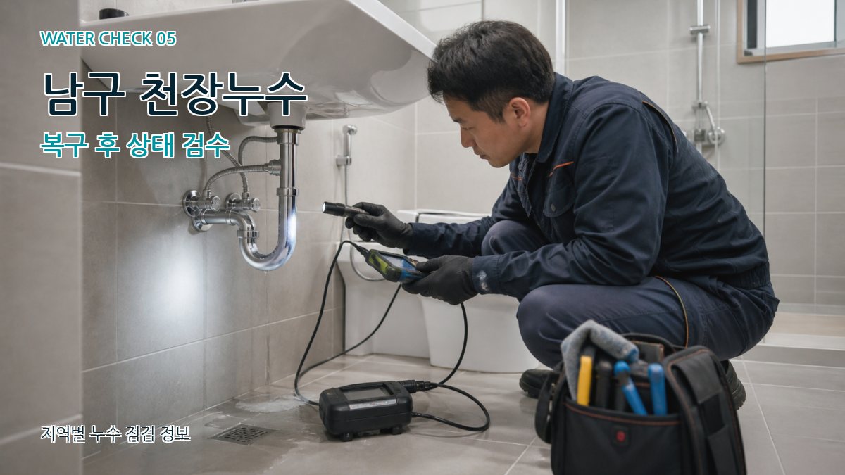 남구 누수공사 누수탐지 이미지