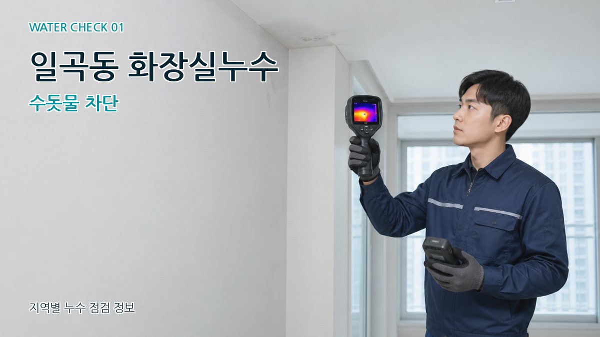 일곡동 화장실누수 수돗물 차단