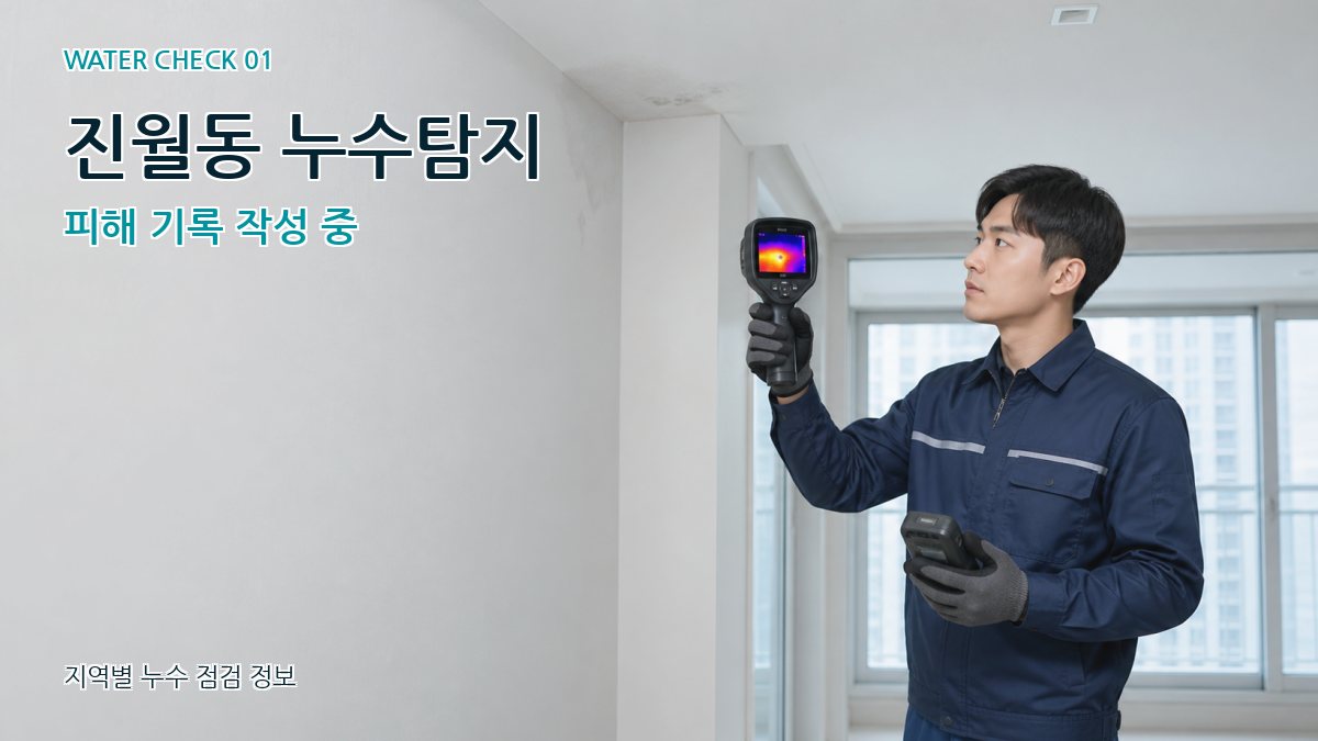 진월동 아파트누수 누수탐지 이미지