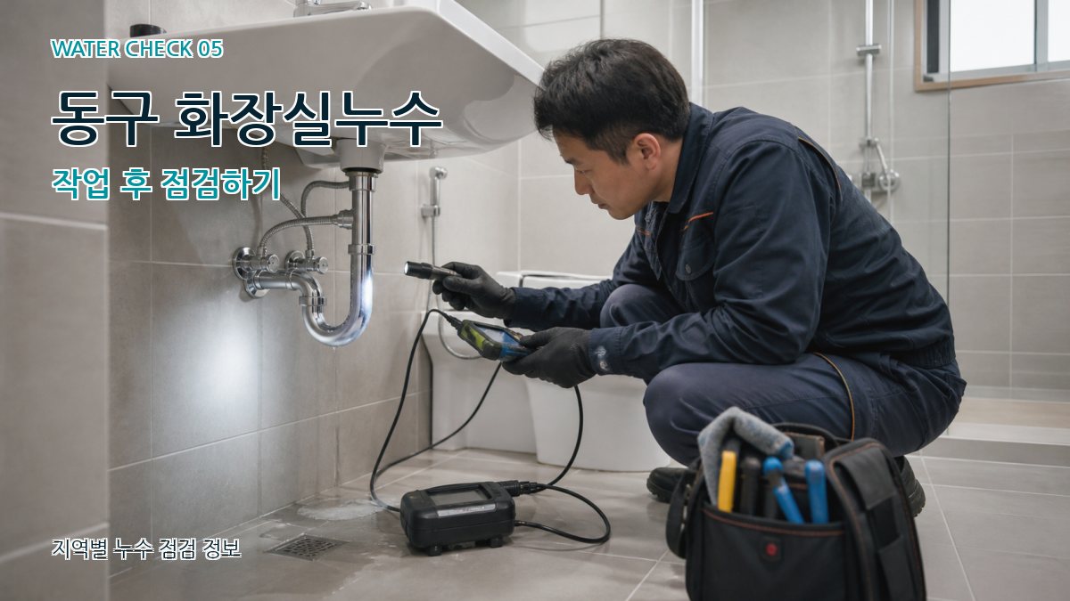 동구 누수공사 누수탐지 이미지