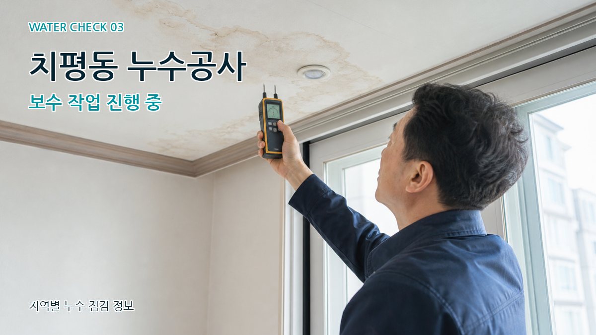 치평동 천장누수 누수탐지 이미지