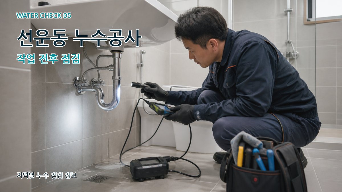 선운동 누수공사 누수탐지 이미지
