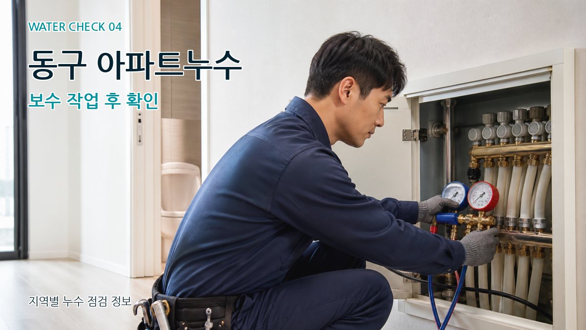 동구 누수탐지 누수탐지 이미지