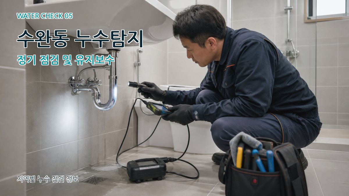 수완동 누수탐지 정기 점검 및 유지보수