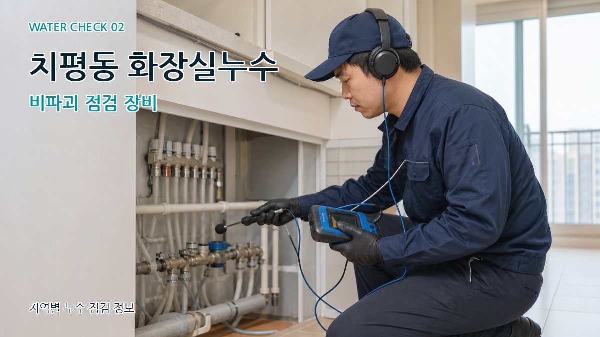 치평동 화장실누수 누수탐지 이미지