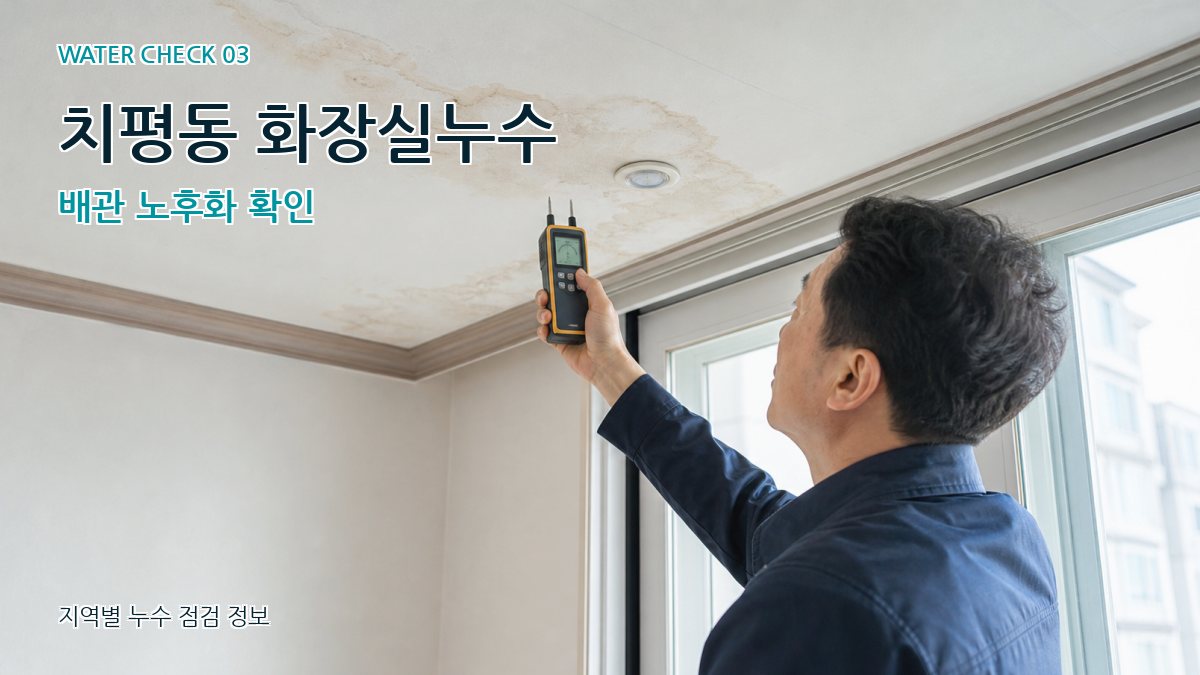 치평동 천장누수 누수탐지 이미지