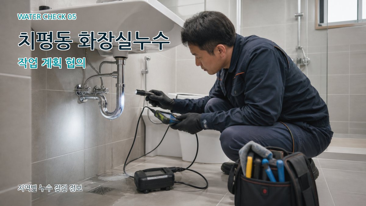 치평동 누수공사 누수탐지 이미지