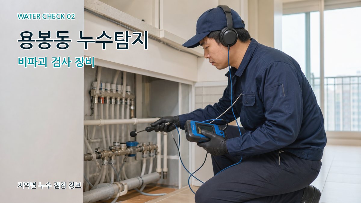 용봉동 화장실누수 누수탐지 이미지