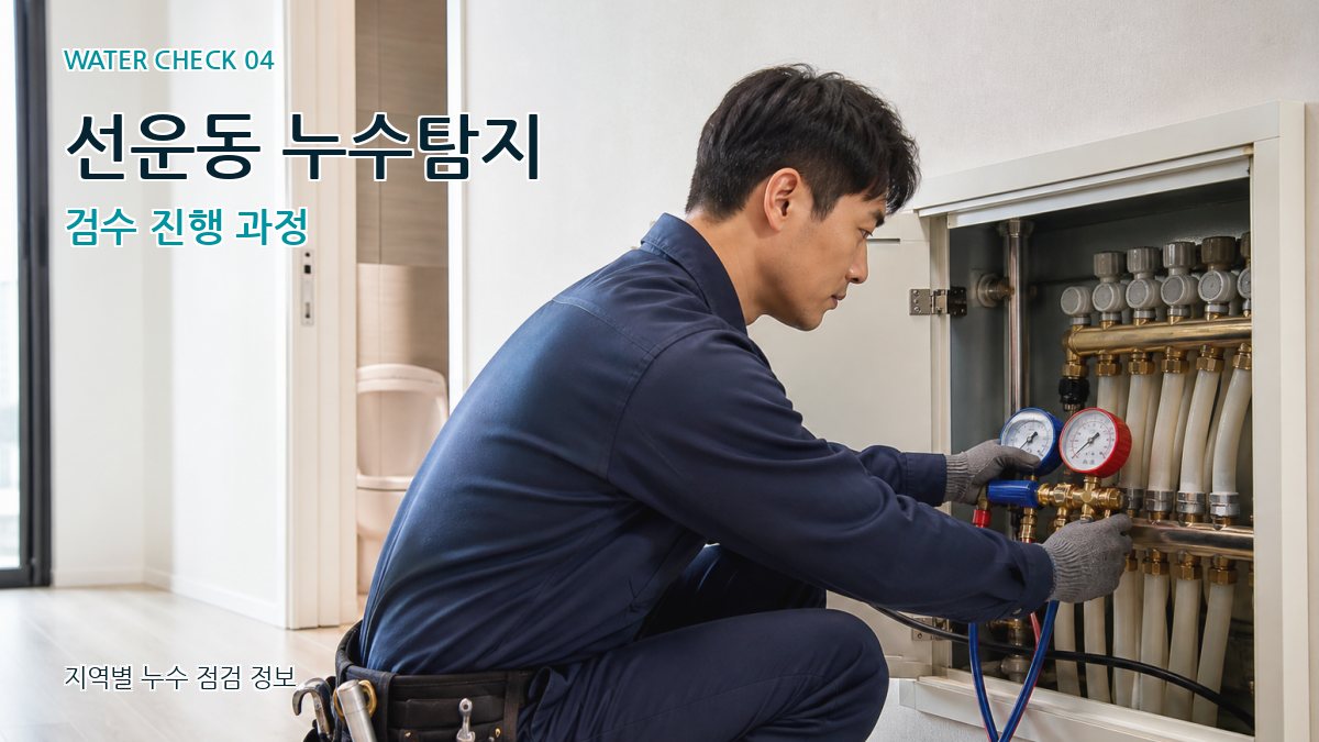 선운동 누수탐지 누수탐지 이미지