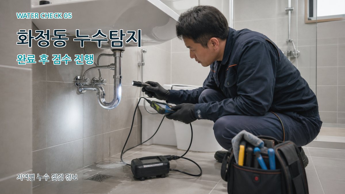화정동 누수공사 누수탐지 이미지